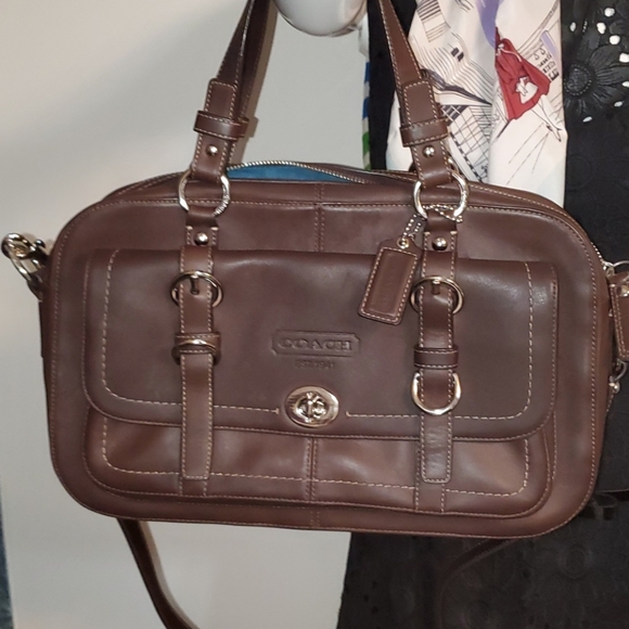 Coach Ladies Leather Handbag - Picture 16 of 16